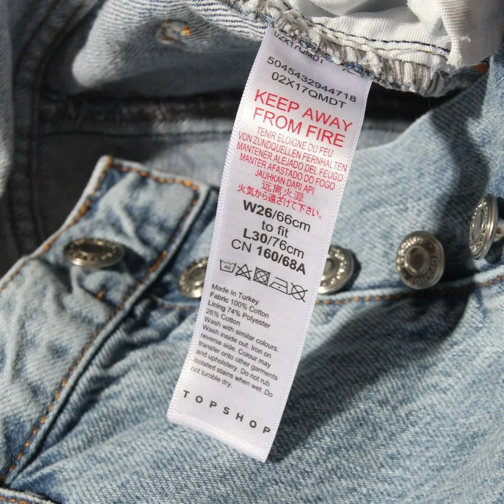 Topshop Ovoid Crop Moto Jeans - Picture 12 of 14